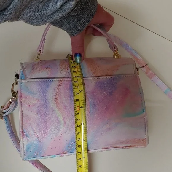Betsey Johnson Luv Betsey Marble Mini Crossbody Hand Bag - Picture 12 of 16